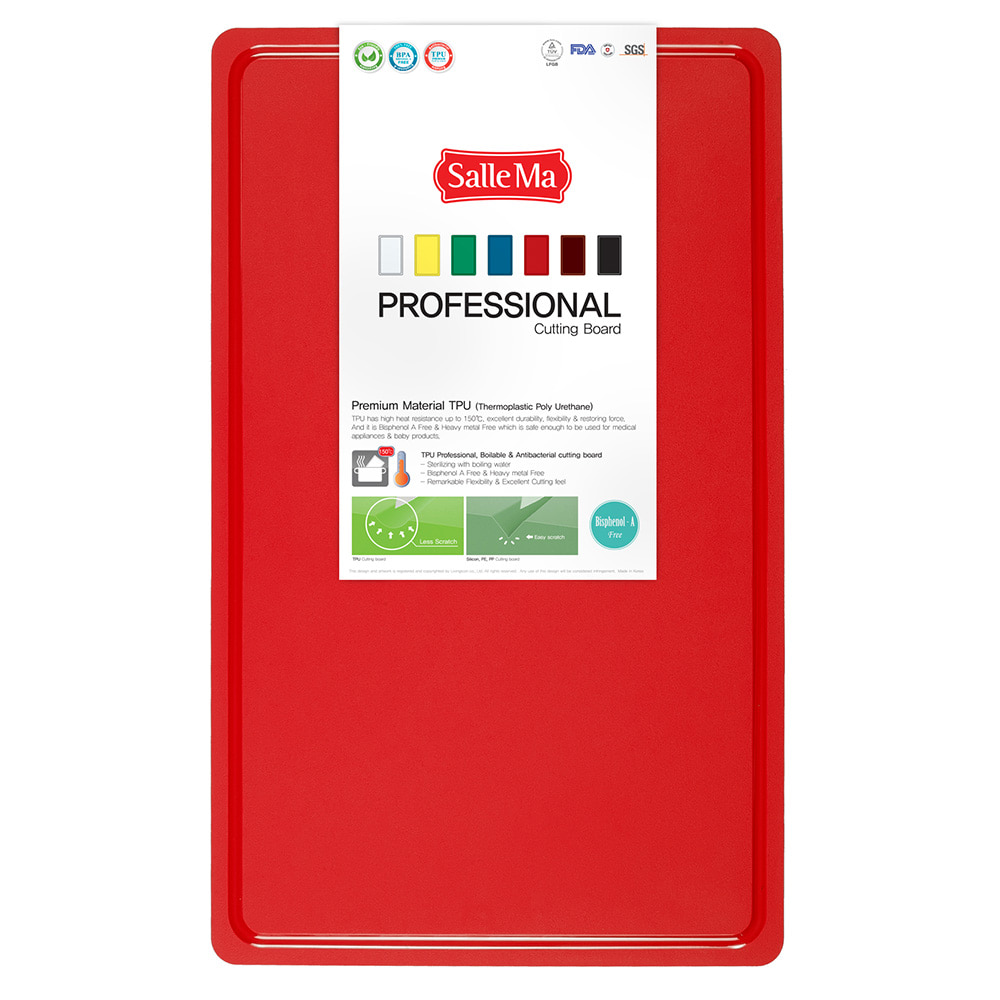 Professional TPU Cutting Boards - Red